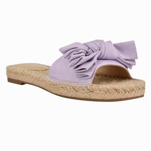 Nine West Bow Espadrille Slippers LichtPaars Nederland | PNI-630514